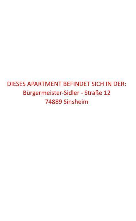 Ermmes Ferienwohnungen Sinsheim Buitenkant foto